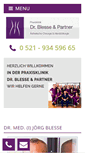 Mobile Screenshot of dr-blesse.de
